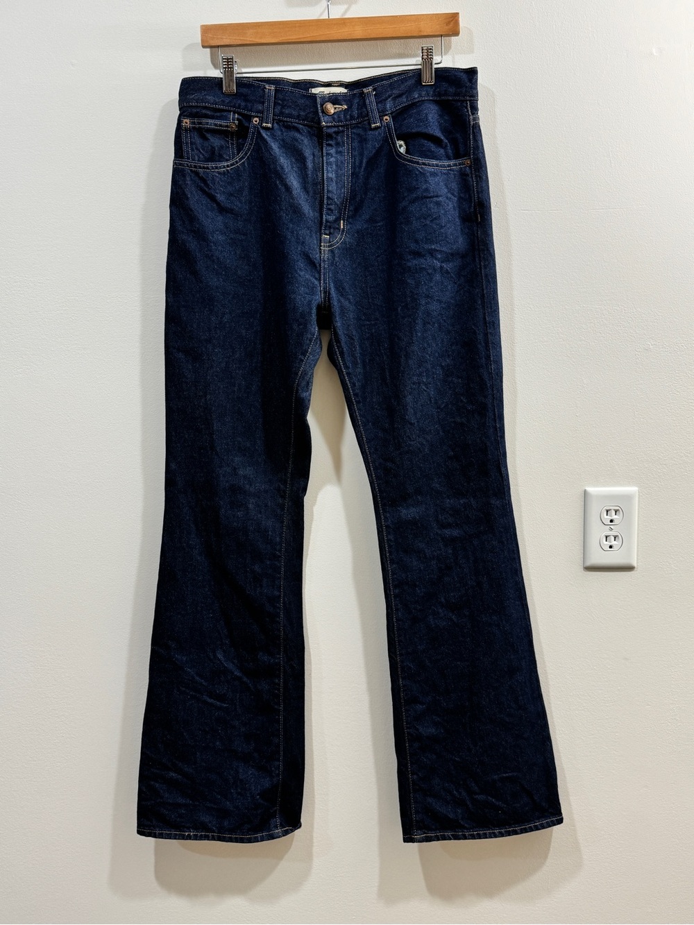 Madewell Vintage Flare Jean Dark Rinse Indigo Wash, Size 29